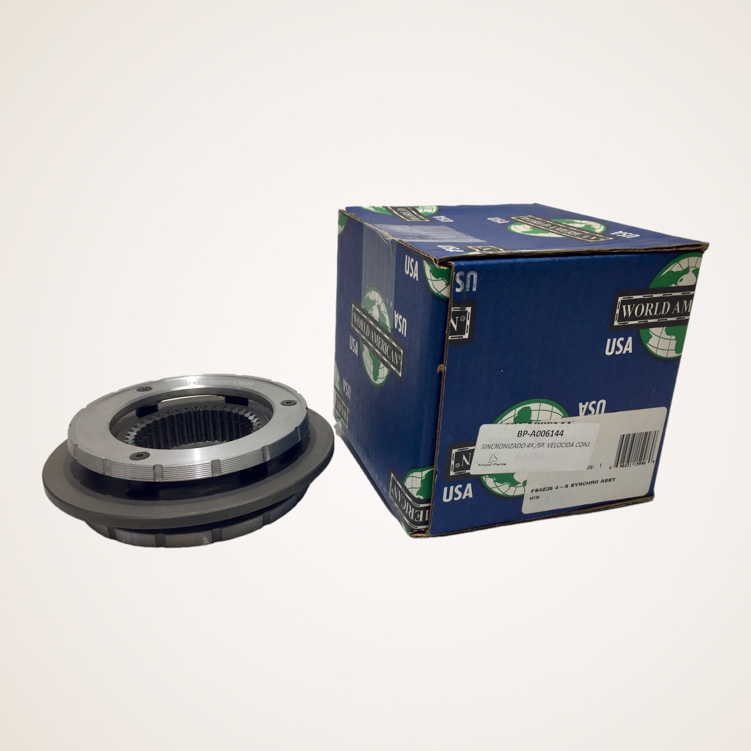 CONJUNTO SINCRONIZADOR 4° E 5° VELOCIDADES FS4205A FS5205A FSB5305D - 2RG311301 - WORLD AMERICAN