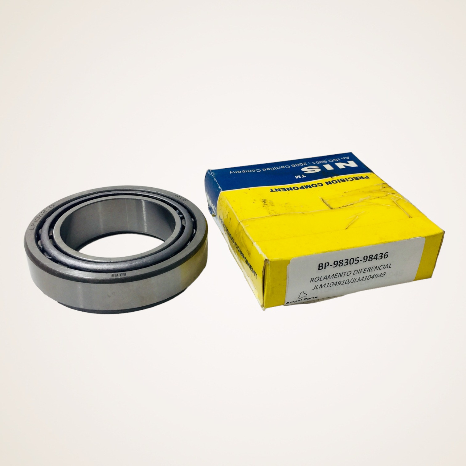 CAPA E CONE ROLAMENTO MS145 MD150-168 LM104910/JLM104949 - JZV501319T - NIS