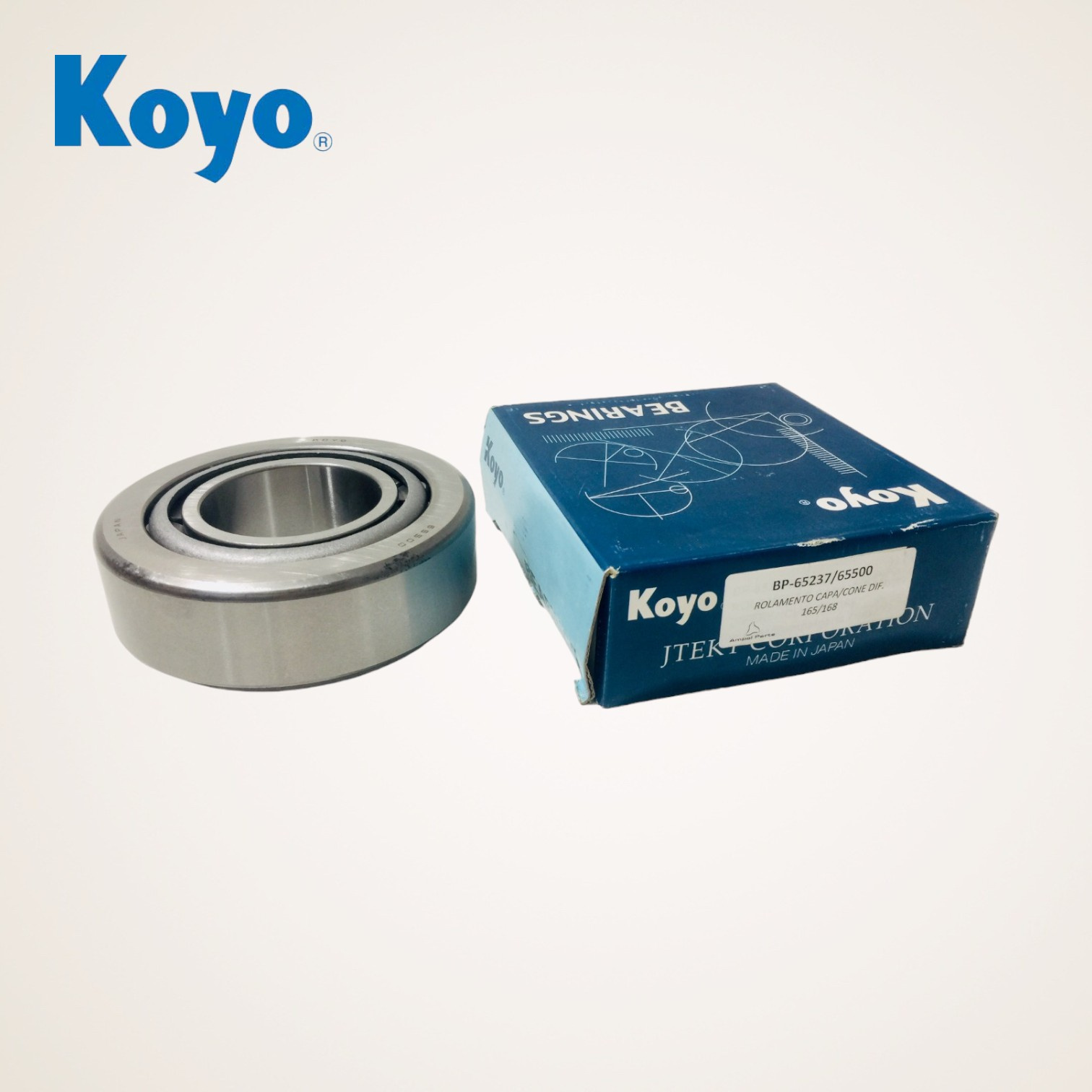 CAPA E CONE ROLAMENTO MD150-168 65237/65500 - 2U0525261 - KOYO