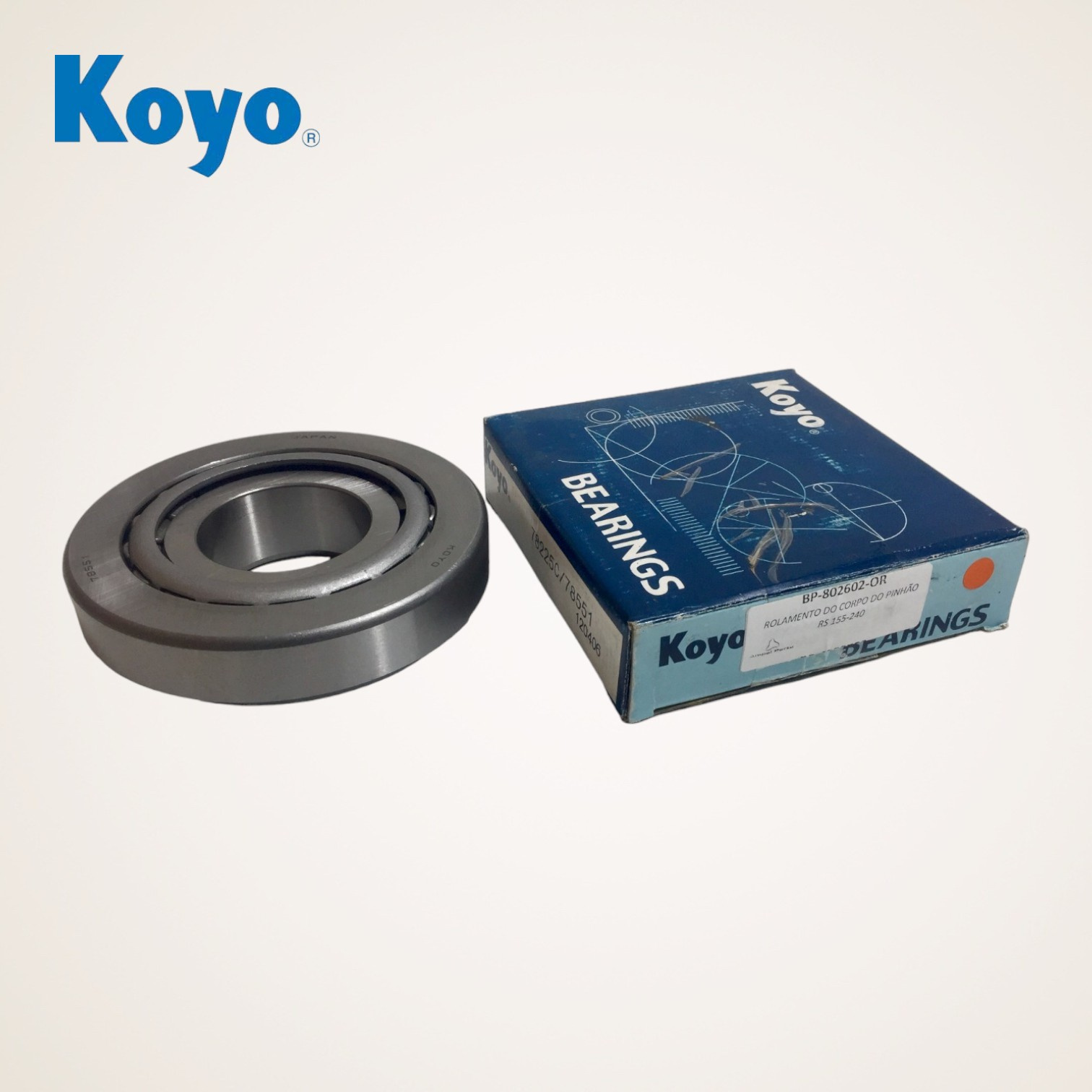 CAPA E CONE ROLAMENTO PINHAO MS240-245-248 78225C/78551 - JZV501319L - KOYO