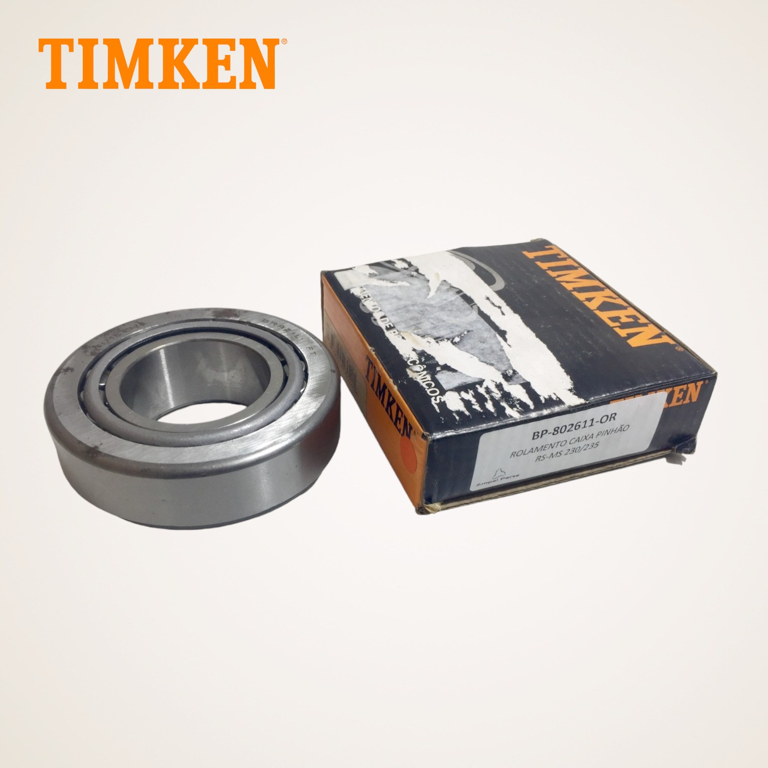 CAPA E CONE ROLAMENTO PINHAO MS230-235-240-245-248 HM804846/HM804810 - JZV501319H - TIMKEN