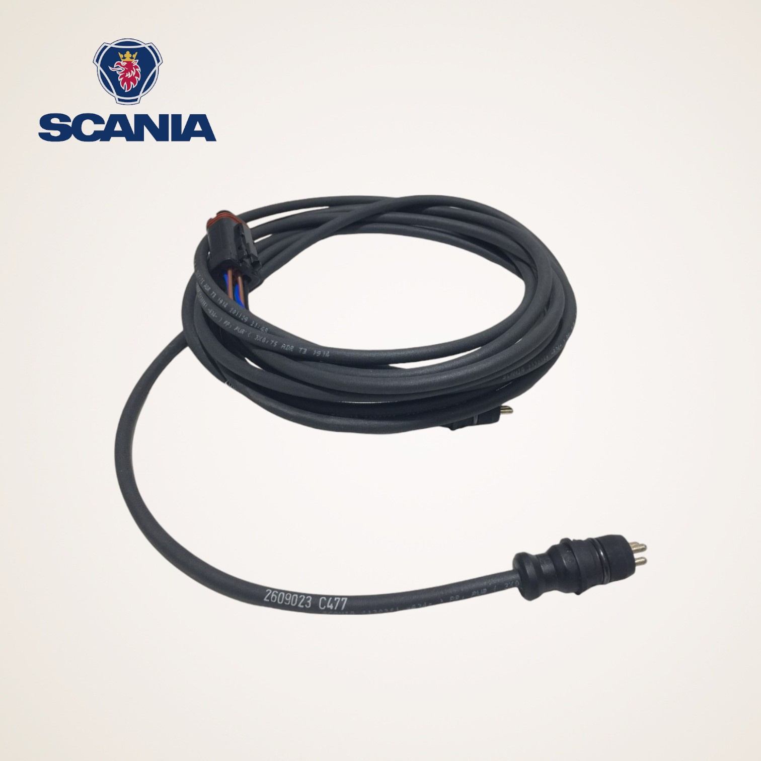 CHICOTE SENSOR DE DESGASTE FREIO BMS ORIGINAL SERIE L-P-G-R-S - 2609023 - SCANIA