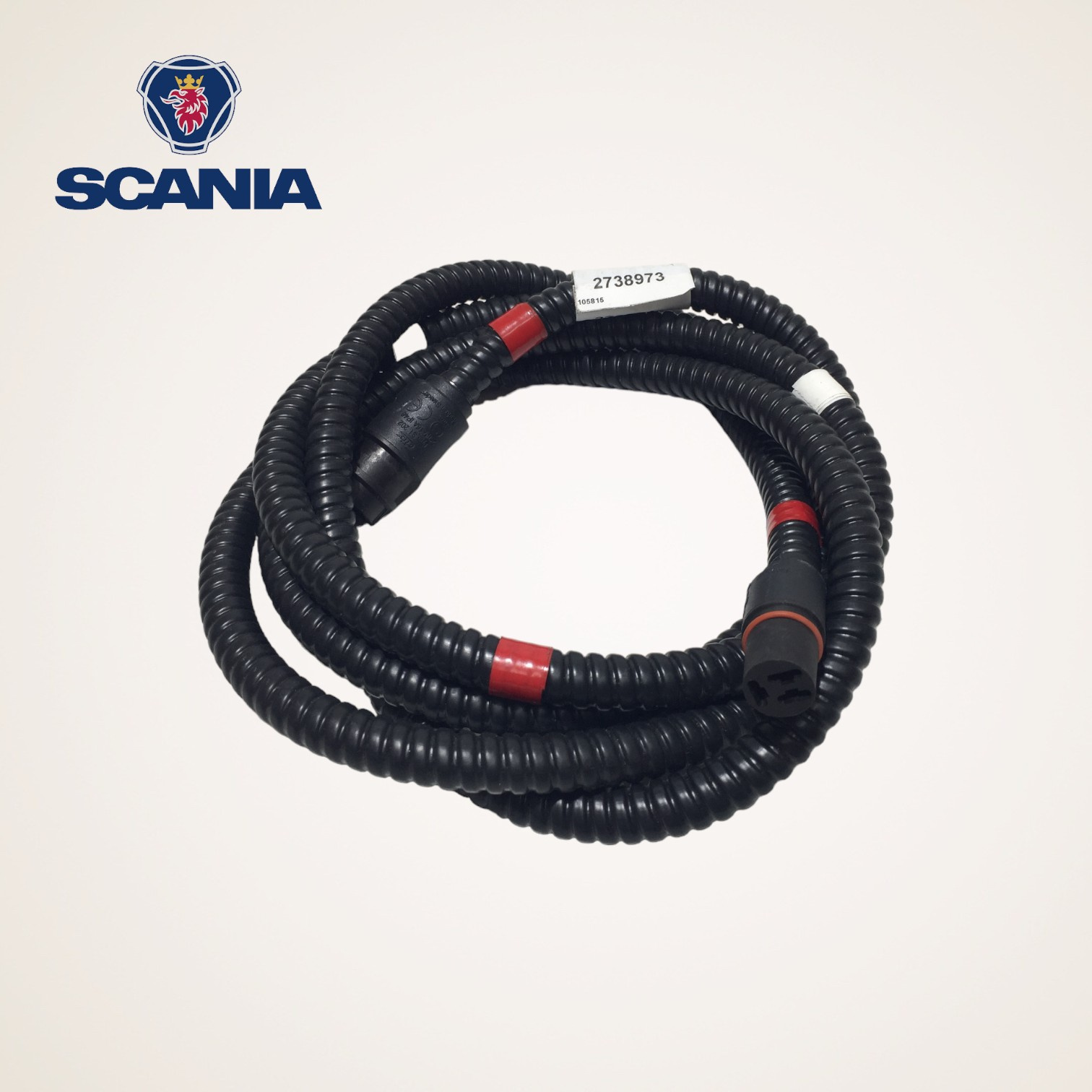 CHICOTE ELETRICO CONEXAO CARREGADOR BATERIA ORIGINAL SERIE L-P-G-R-S - 2738973 - SCANIA