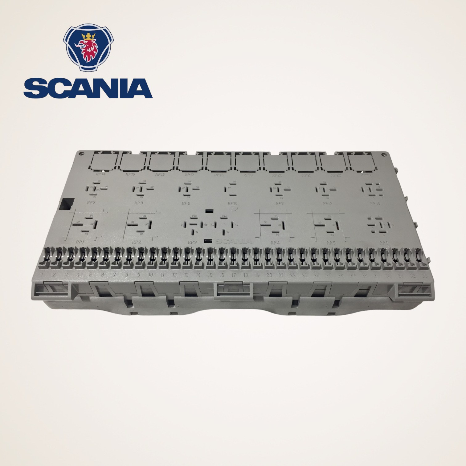 CAIXA DE FUSIVEIS CENTRAL ORIGINAL SCANIA SERIE 4 - 1398062 - SCANIA