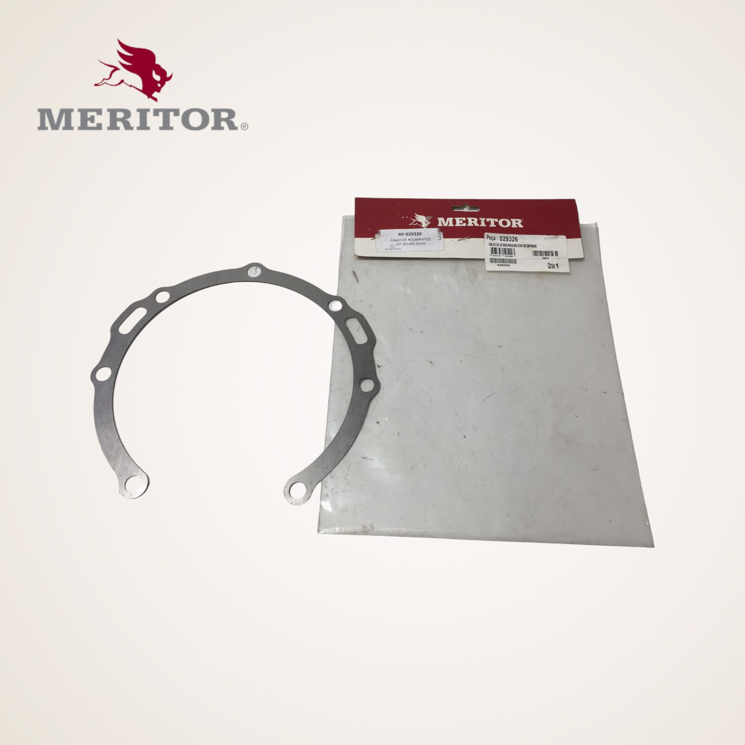 CALCO CAIXA DE ROLAMENTOS EIXO DE ENTRADA 0.25MM MD145-168 MS165-168 MR165-168 - TAK525417B - MERITOR