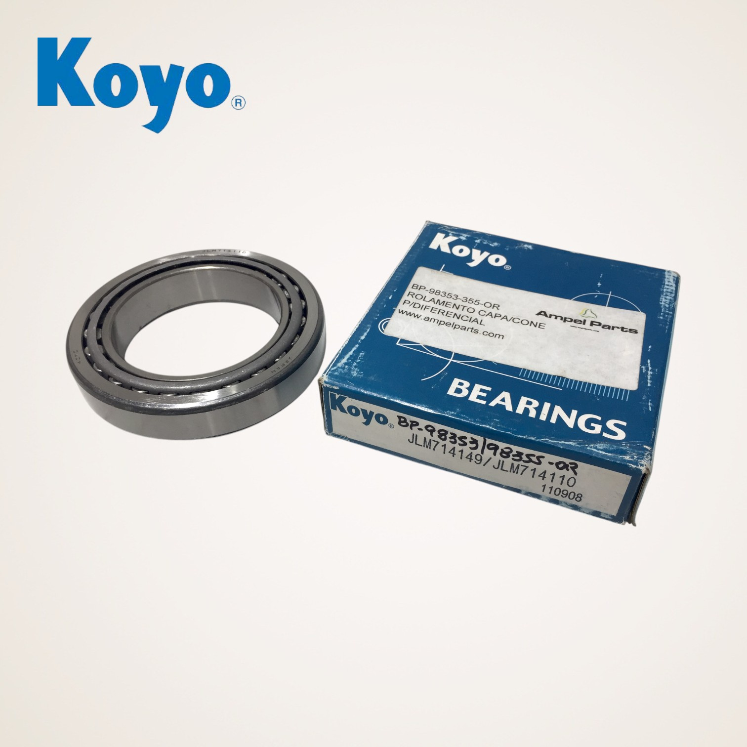 CAPA E CONE ROLAMENTO MD168 MS220-225 JLM714149/JLM714110 - JZV501319J - KOYO