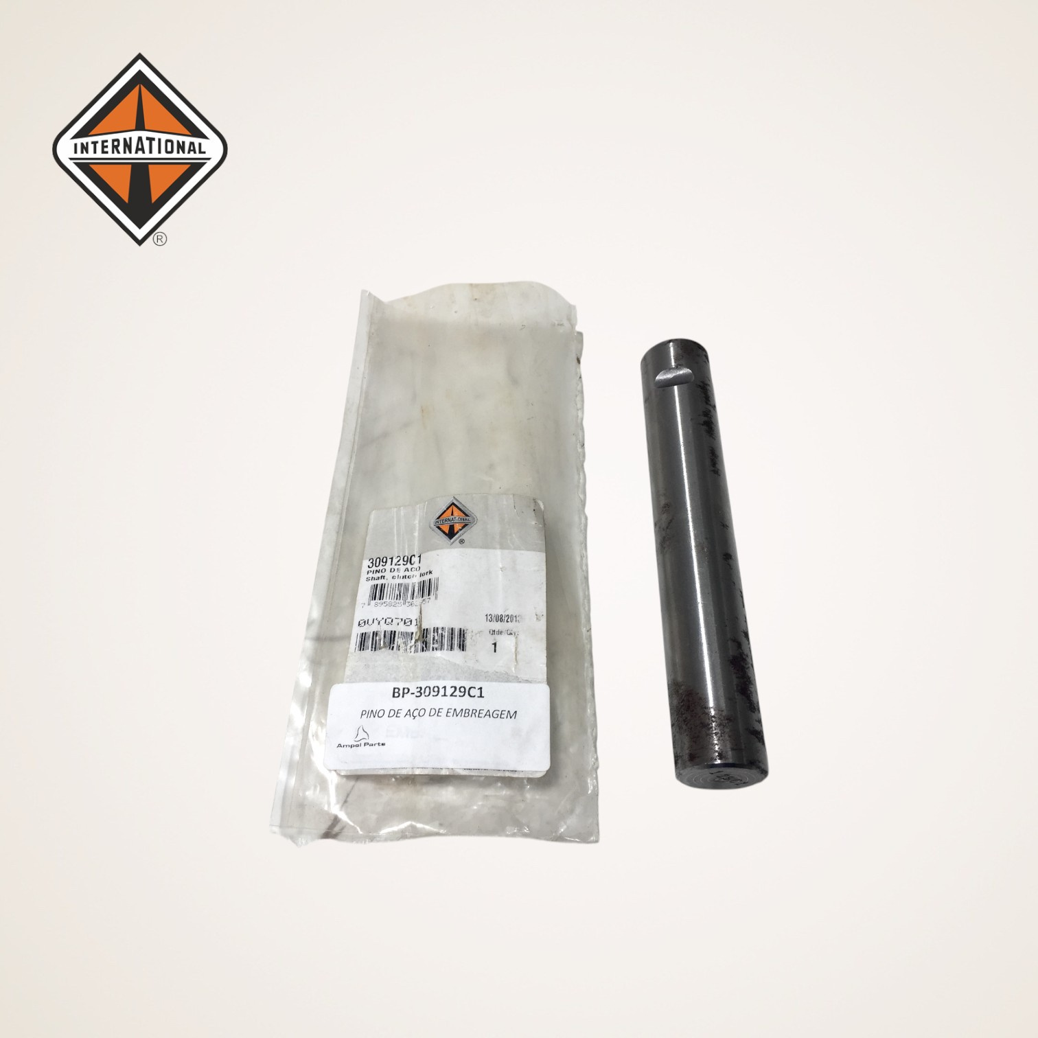 PINO DE ACO GARFO EMBREAGEM INTERNATIONAL 4700-4900-9800 - 309129C1 - INTERNATIONAL