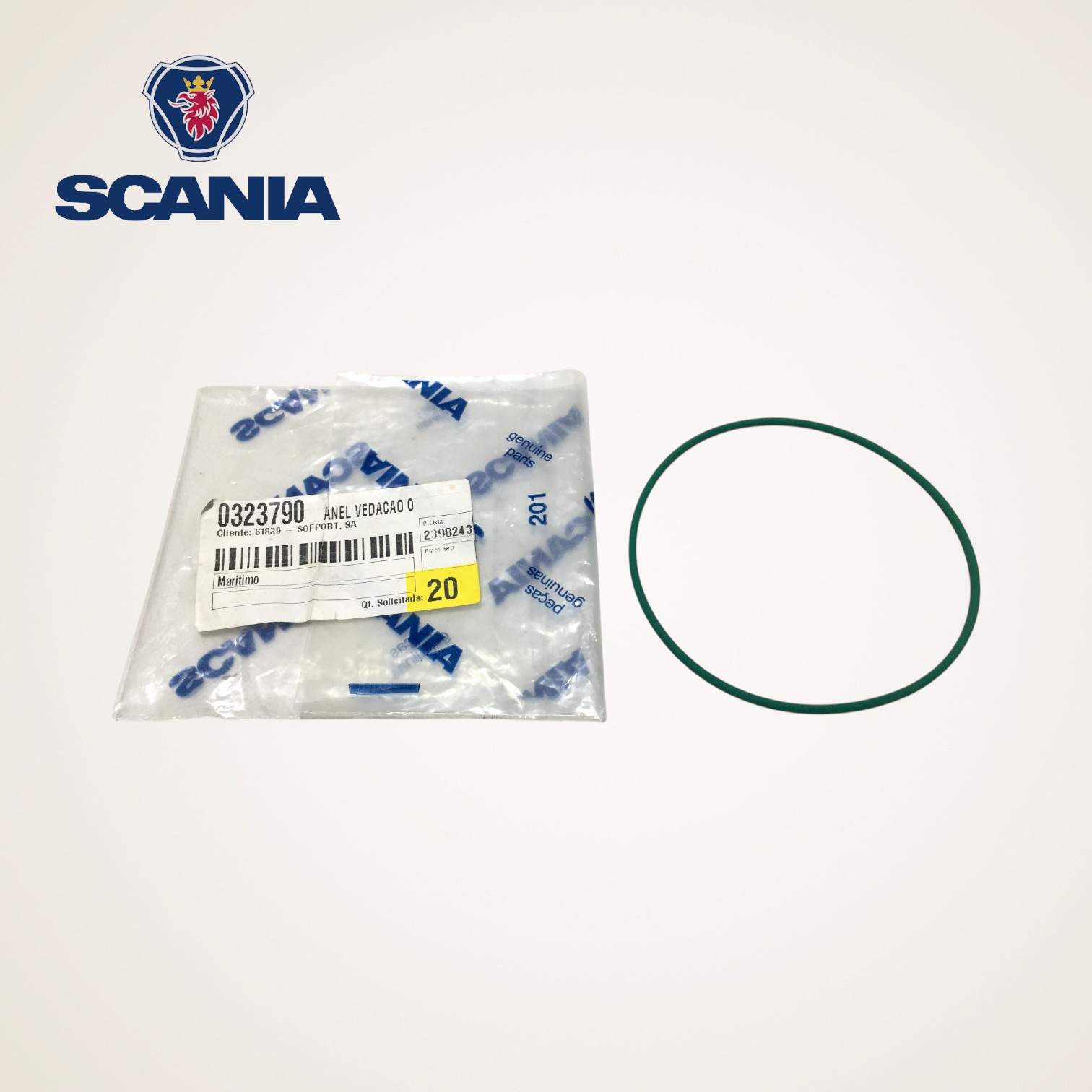 ANEL VEDACAO O-RING ORIGINAL SERIE 3 E 4/L-P-G-R-S-T - 0323790 - SCANIA