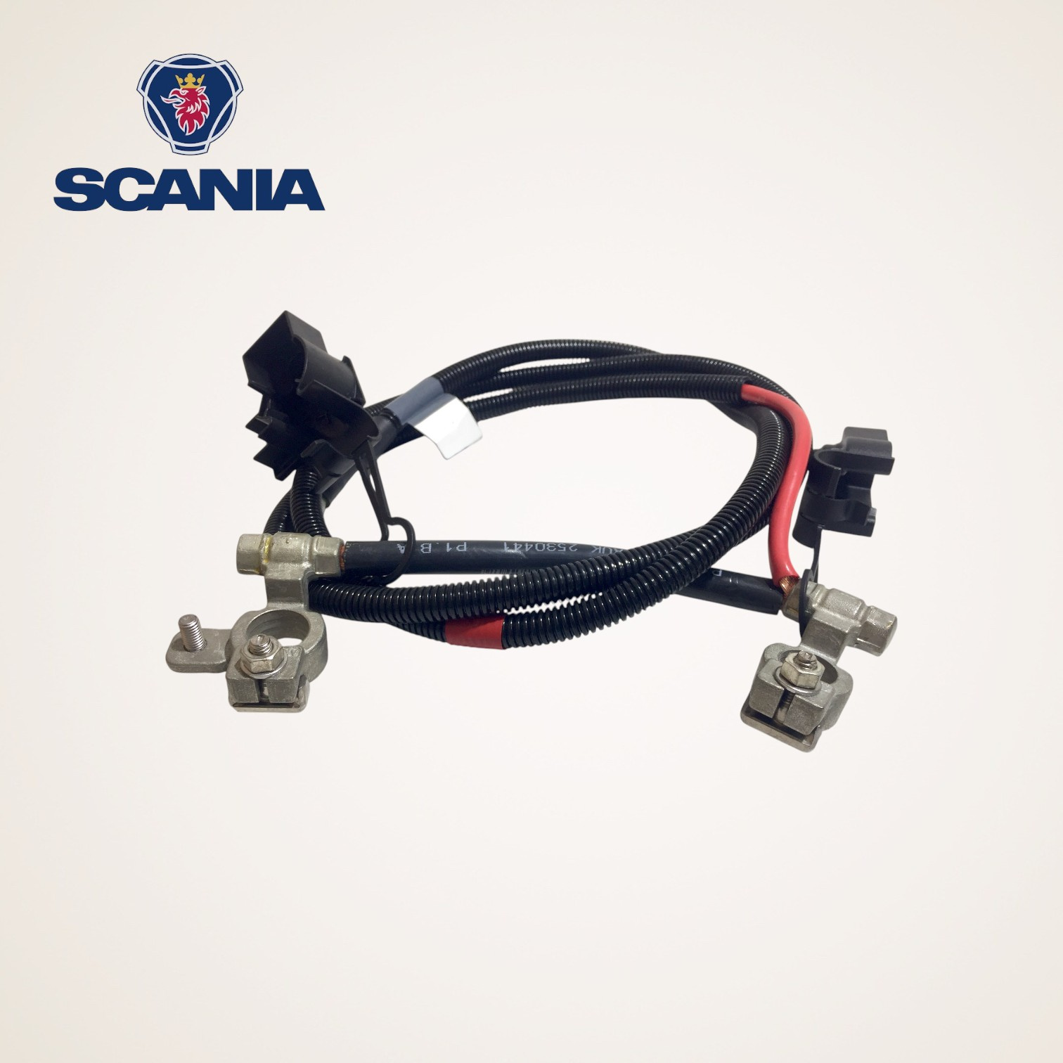 CHICOTE CABO DE BATERIA COMPLETO ORIGINAL 12V SERIE L-P-G-R-S - 2530441/2608184 - SCANIA