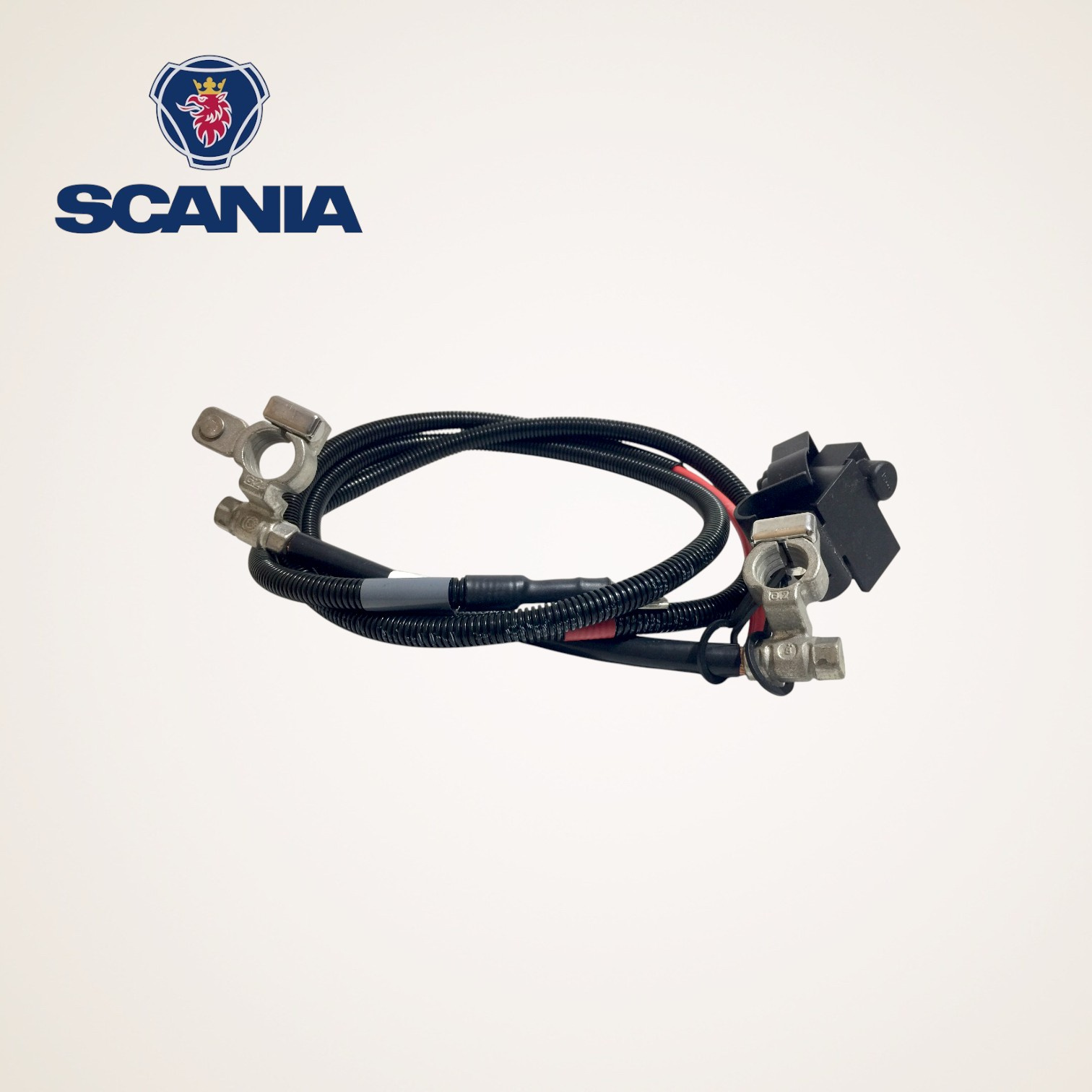 CHICOTE CABO DE BATERIA COMPLETO ORIGINAL 12V SERIE L-P-G-R-S - 2547409/2582529 - SCANIA