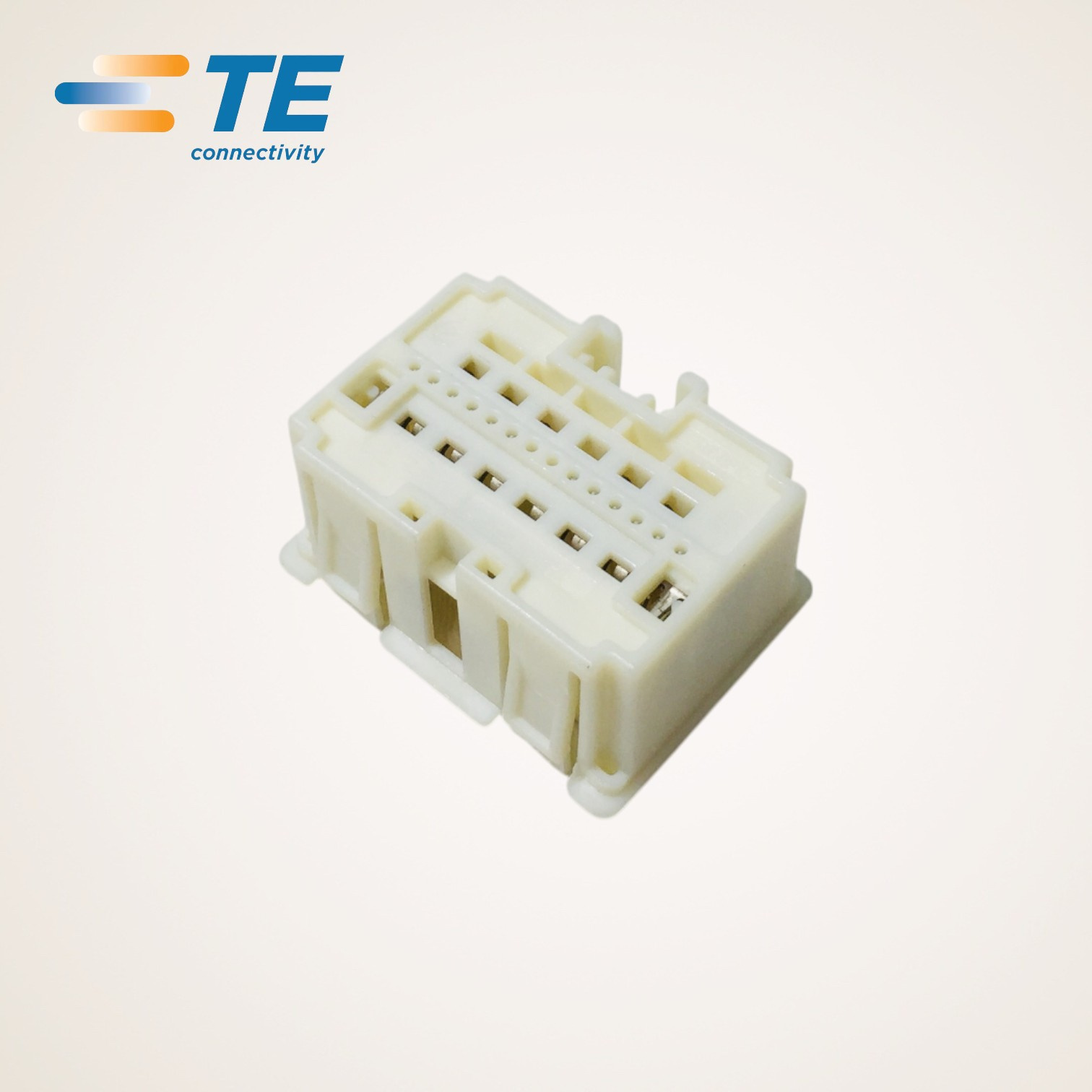 CONECTOR ELETRICO AUTOMOTIVO MACHO 2,8MM 18 VIAS BRANCO - 2-1394766-2 - TE CONNECTIVITY
