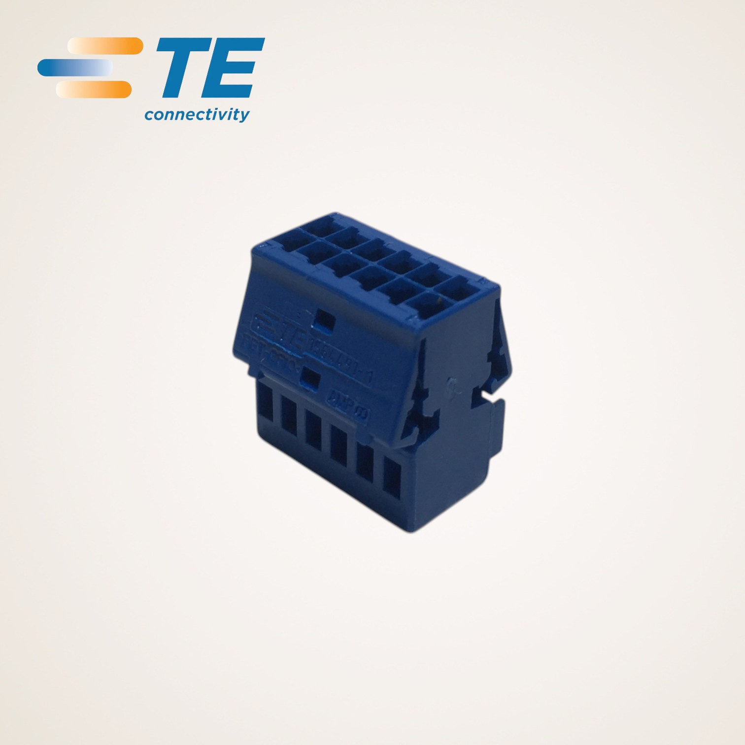 CONECTOR ELETRICO AUTOMOTIVO FEMEA 12 VIAS AZUL - 1564491-1 - TE CONNECTIVITY/AMP