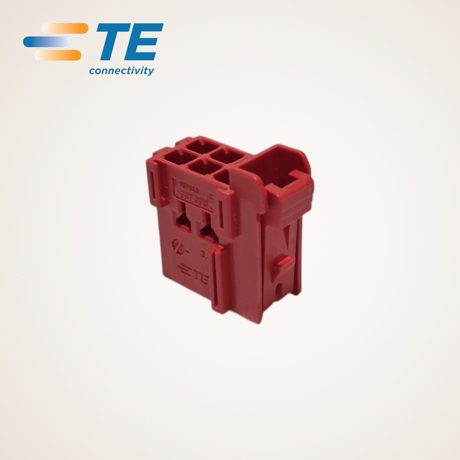 CONECTOR ELETRICO JUNIOR POWER FEMEA 6 VIAS VERMELHO - 1-965640-7 - TE CONNECTIVITY