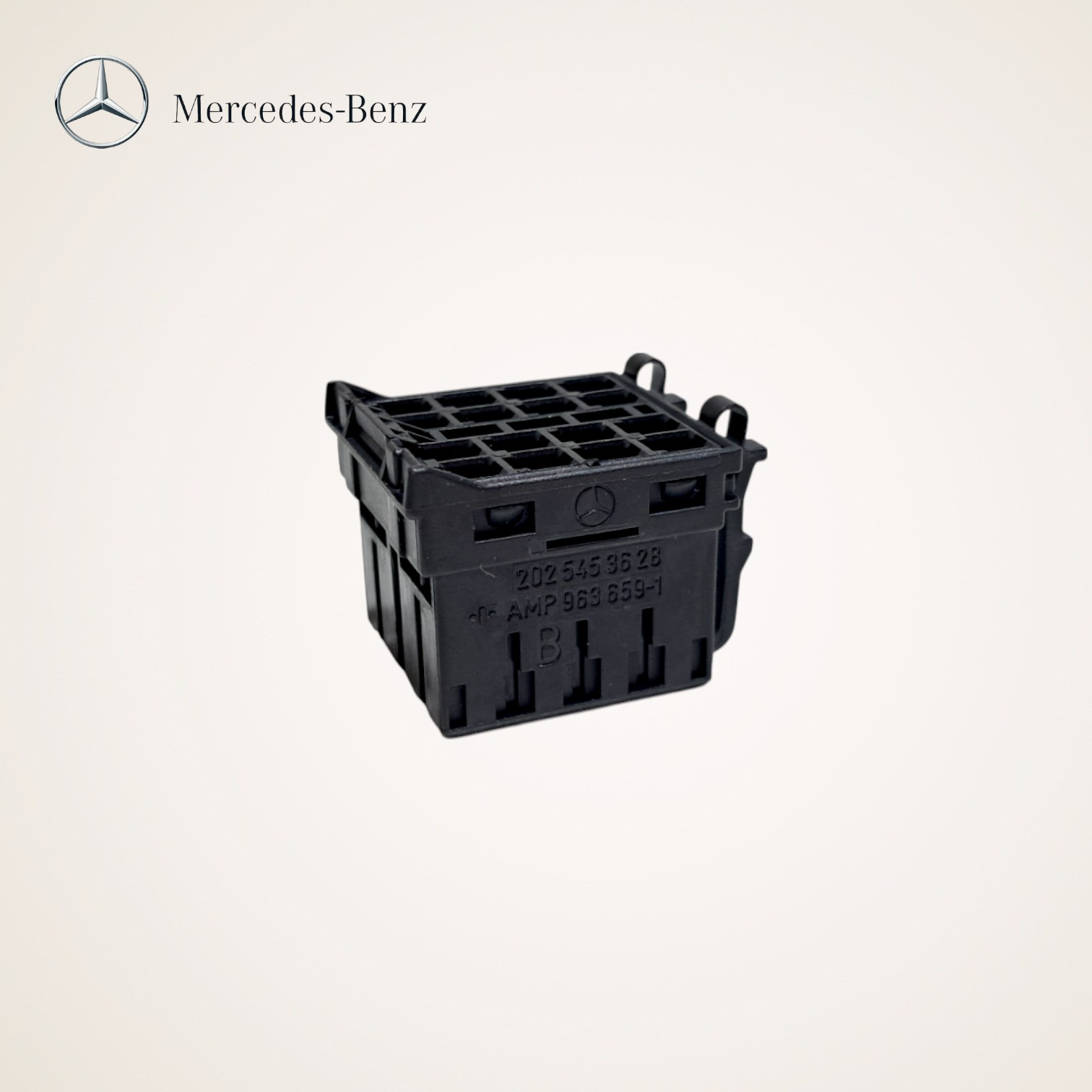 CONECTOR ELETRICO MERCEDES-BENZ ACCELO ATEGO ACTROS AXOR ORIGINAL 16 VIAS PRETO - 2025453628 - AMP