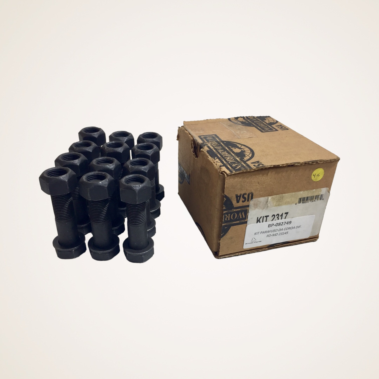 KIT PARAFUSO FIXACAO COROA 16MMX58,0 MD145-14X MR145 MS145 - TE3525147 - WORLD AMERICAN