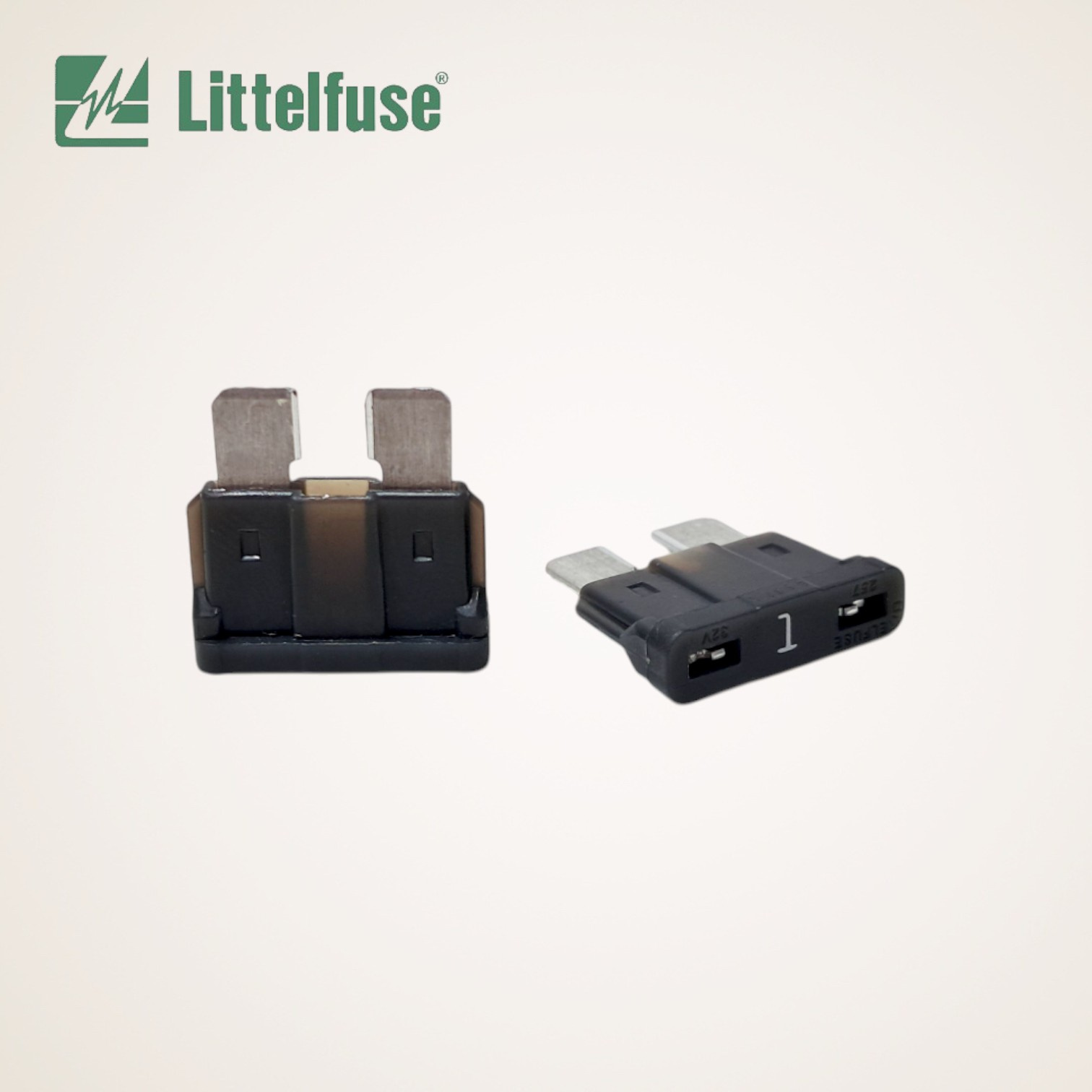 FUSIVEL AUTOMOTIVO MEDIO LAMINA 19X19MM PRETO 1A/32V - 0287001.PXCN - LITTELFUSE