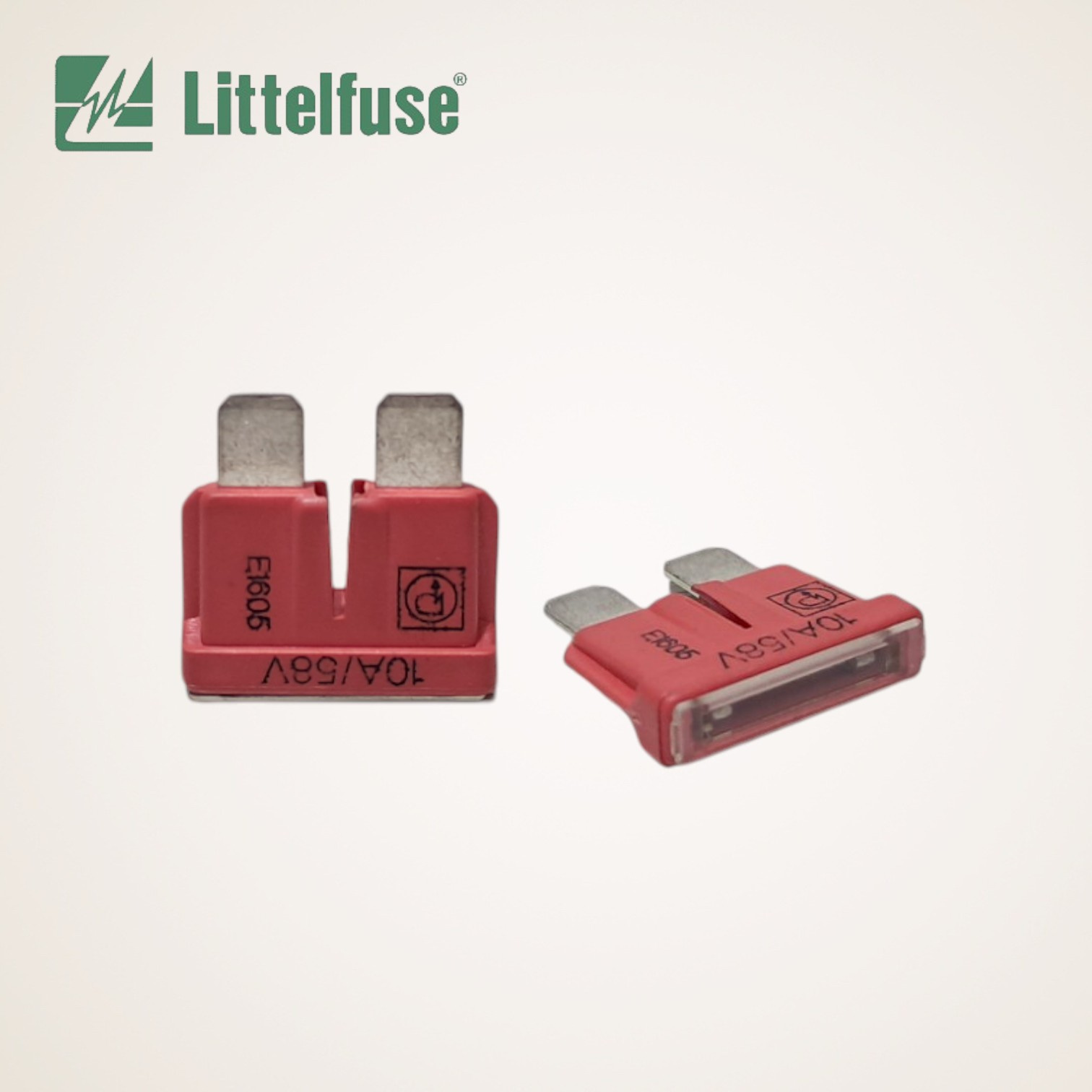 FUSIVEL AUTOMOTIVO MEDIO LAMINA TAC 19X20MM VERMELHO 10A/58V - 142.6185.5102 - LITTELFUSE