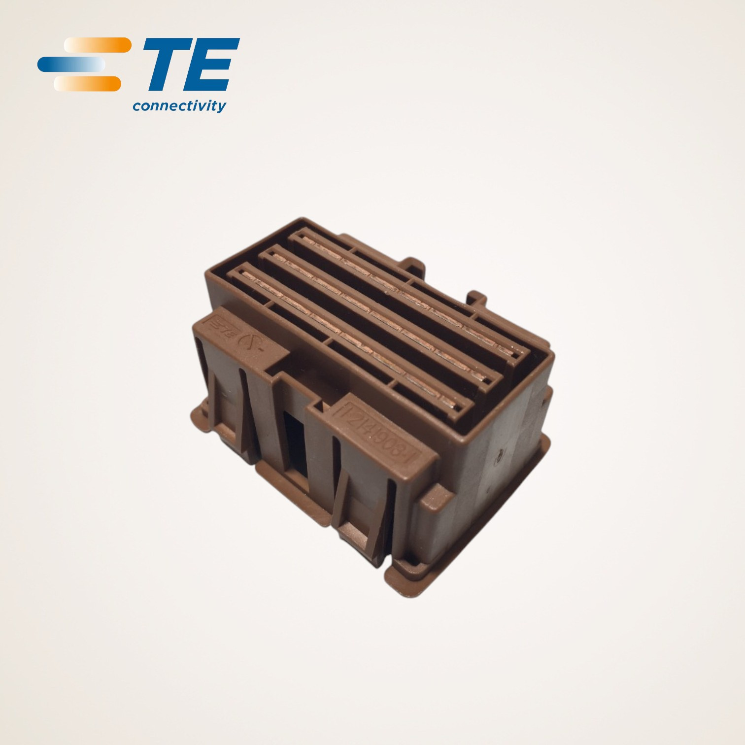 CONECTOR ELETRICO AUTOMOTIVO MACHO 2,8MM 21 VIAS MARROM - 1-2141908-1 - TE CONNECTIVITY