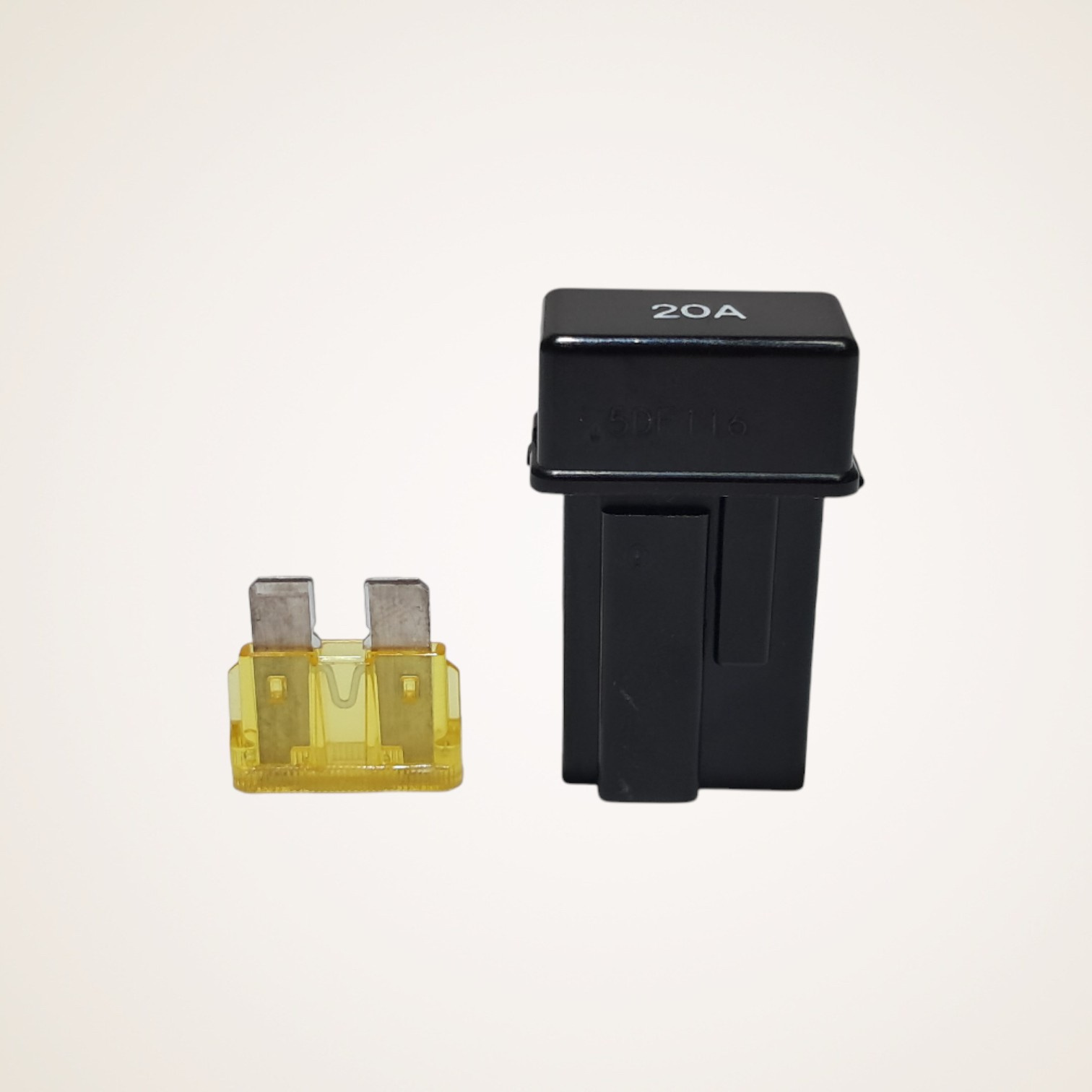 PORTA-FUSIVEL AUTOMOTIVO 2 POLOS COM FUSIVEL MEDIO 19X19 20A - 1514-6041 - PEC OF AMERICA