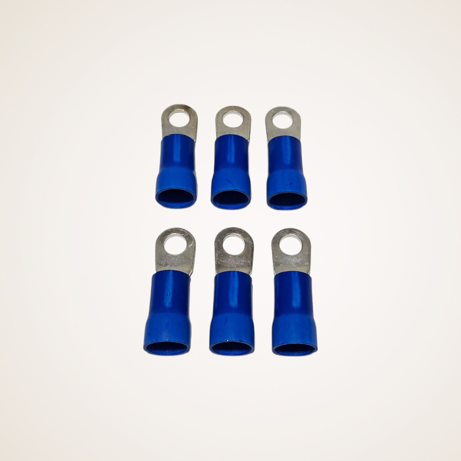 KIT TERMINAL AUTOMOTIVO OLHAL PRÉ ISOLADO FURO 6MM PARA FIO 16MM² AZUL - A-1017-6 - AXT