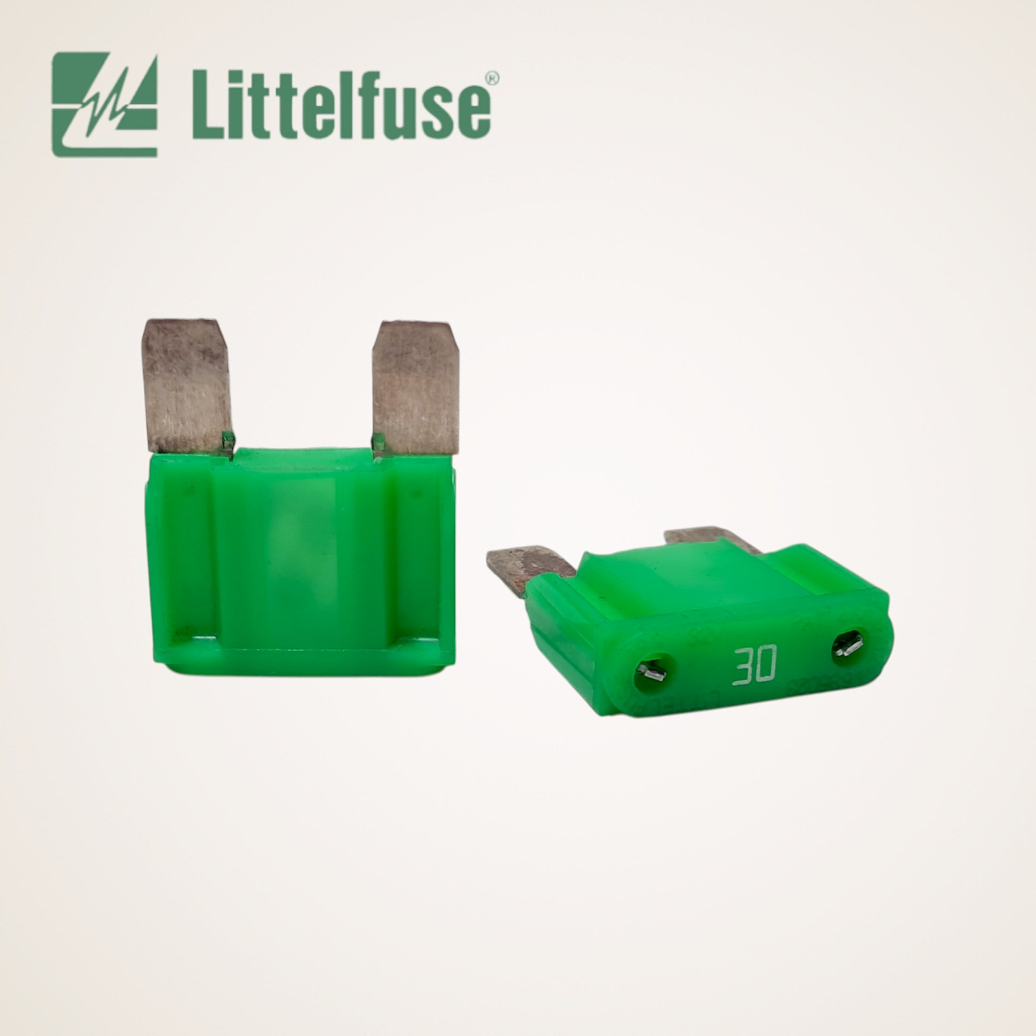 FUSIVEL AUTOMOTIVO LAMINA MAXI 30X30,5MM VERDE 30A/32V - 0299030.ZXNV - LITTELFUSE