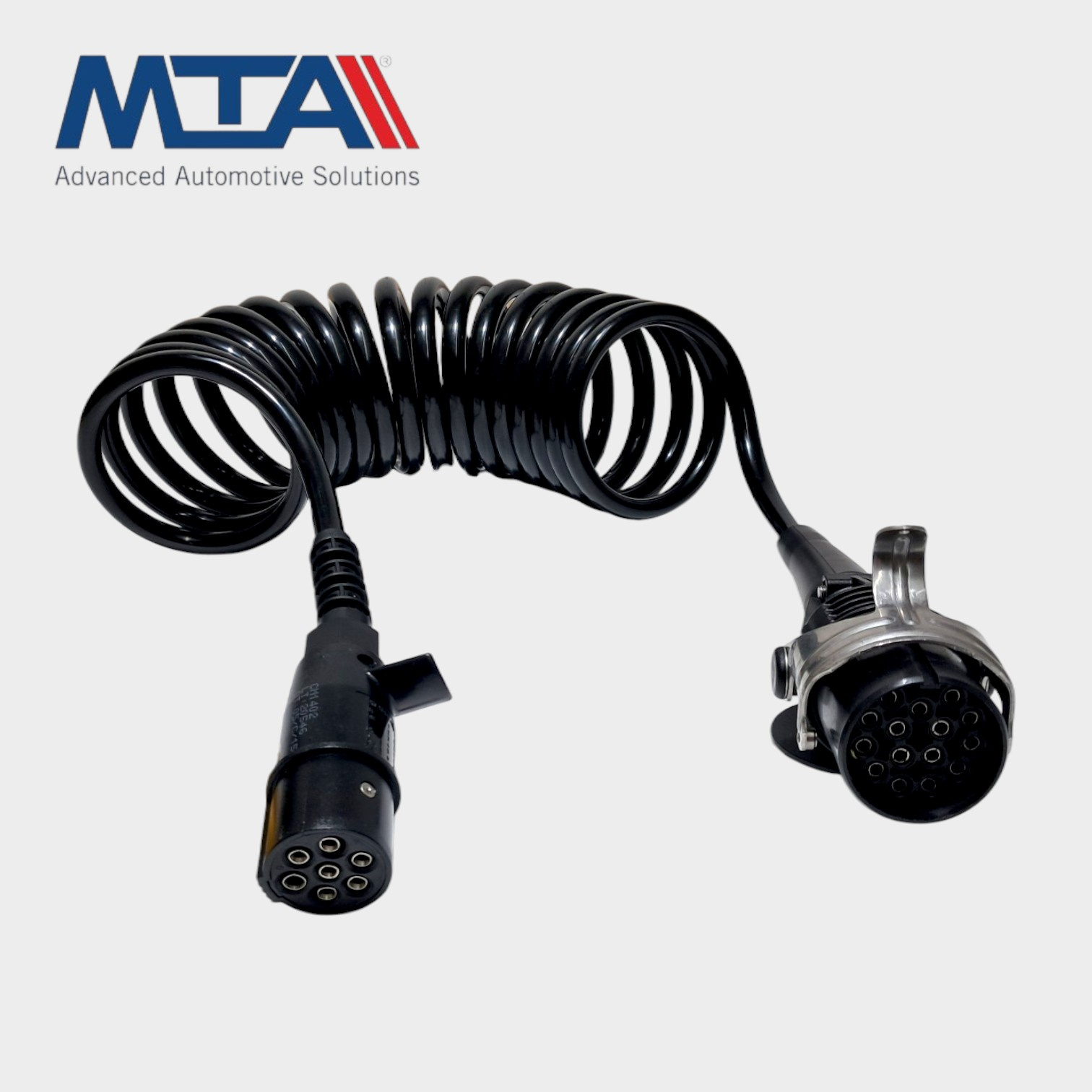 CHICOTE ELÉTRICO ESPIRAL CARRETA 24V 15 E 7 POSIÇÕES 1,5M VOLVO FM - 21670974 - MTA