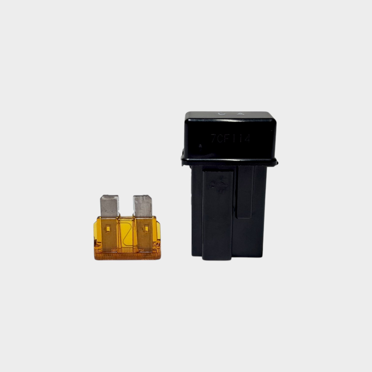 PORTA-FUSIVEL AUTOMOTIVO 2 POLOS COM FUSIVEL MEDIO 19X19 20A - 1514-6041 - PEC OF AMERICA