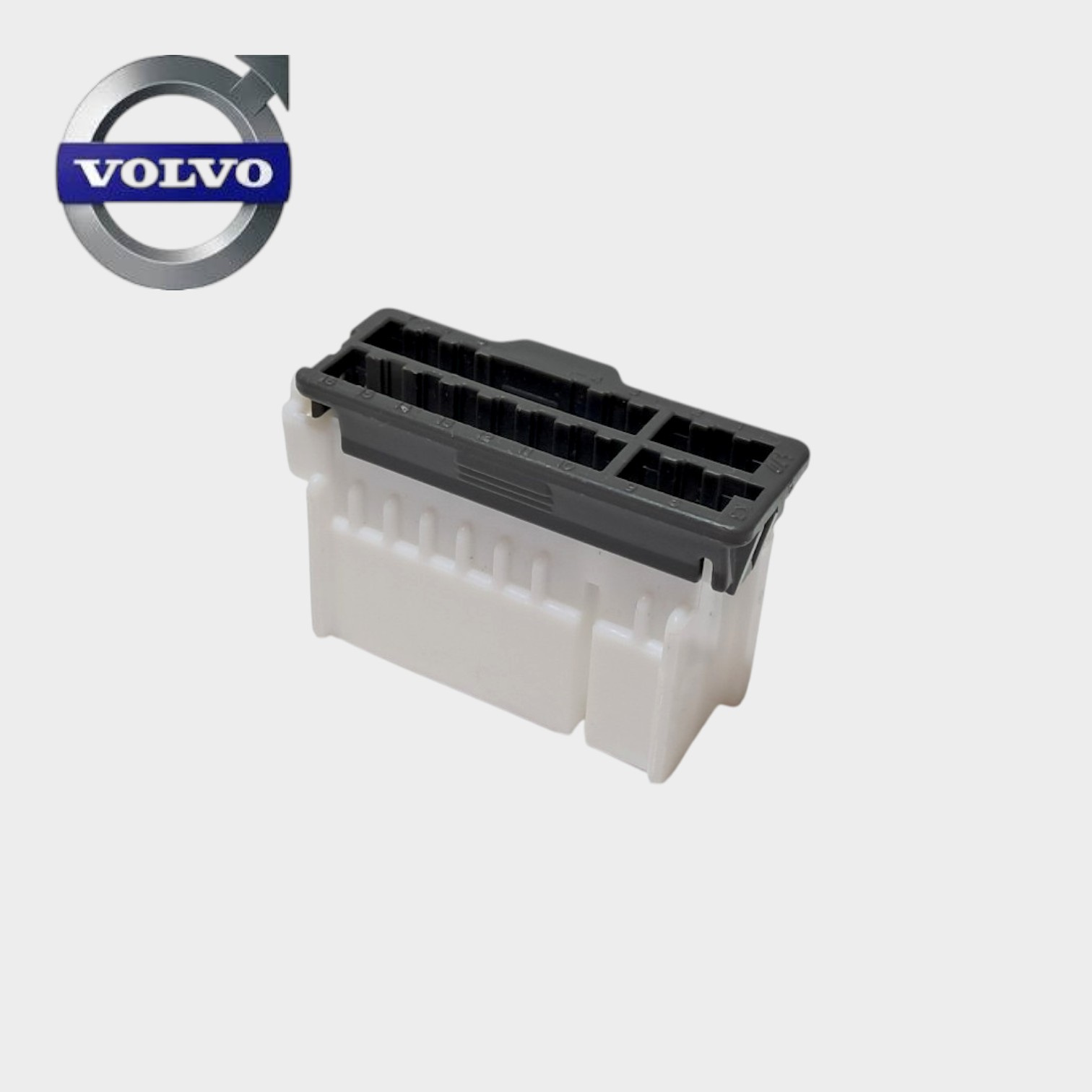CARCAÇA CONECTOR AUTOMOTIVO ORIGINAL 16 VIAS BRANCO - 14569791 - VOLVO