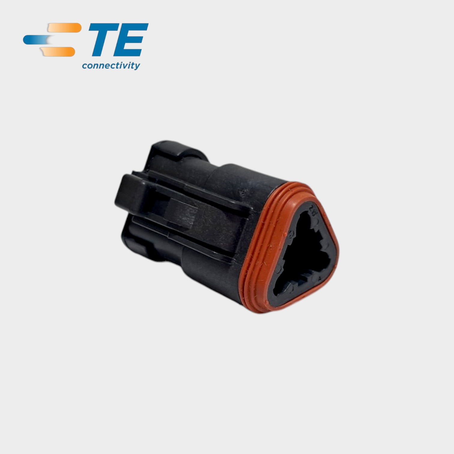 CONECTOR ELETRICO AUTOMOTIVO MACHO 3 VIAS PRETO - DT06-3S-CE05 - DEUTSCH/TECONNECTIVITY