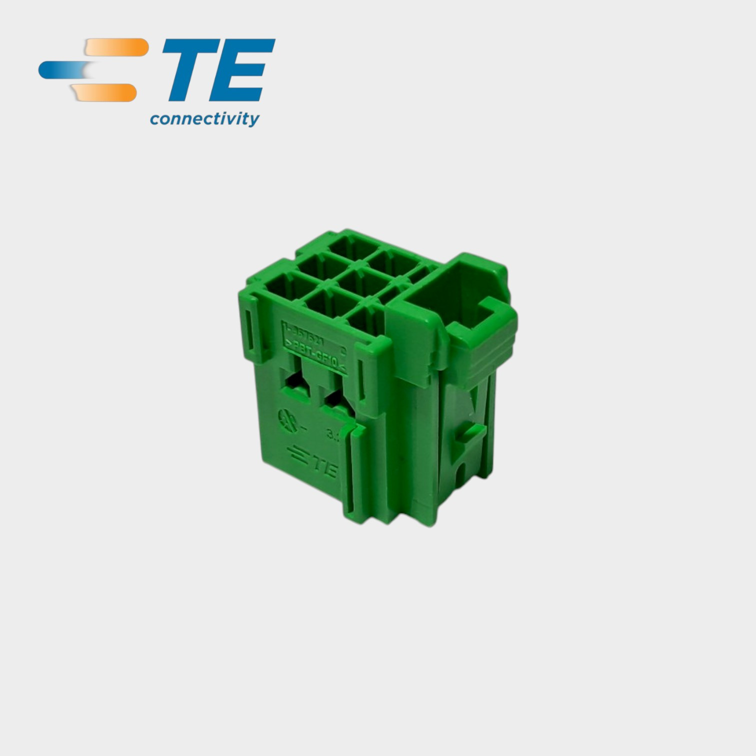 CONECTOR ELETRICO JUNIOR POWER FEMEA 9 VIAS VERDE - 1-967621-6 - TE CONNECTIVITY/AMP