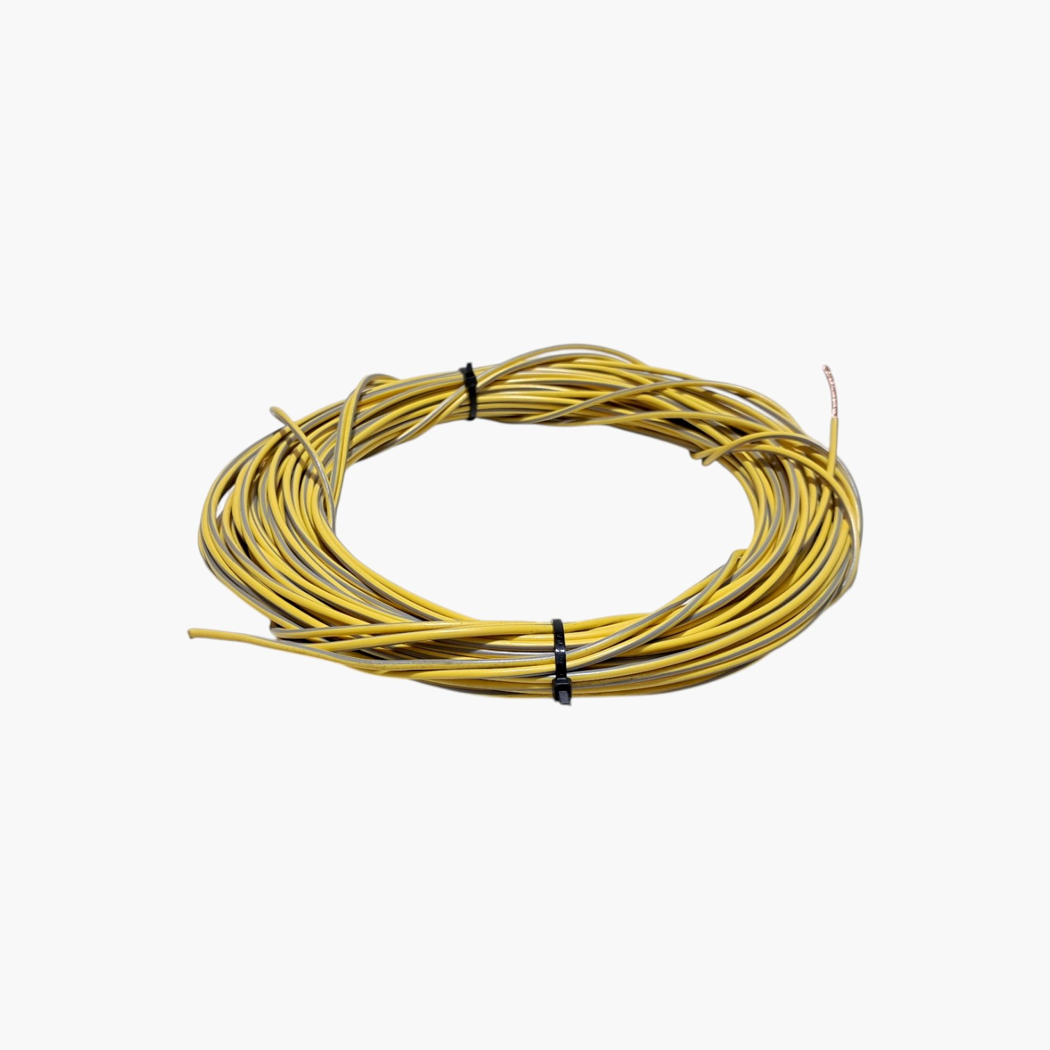 CABO AUTOMOTIVO FLEXÍVEL FIO 1,50MM² (16AWG) 105° AMARELO/CINZA 50 METROS - 900023MR2 - CABELAUTO