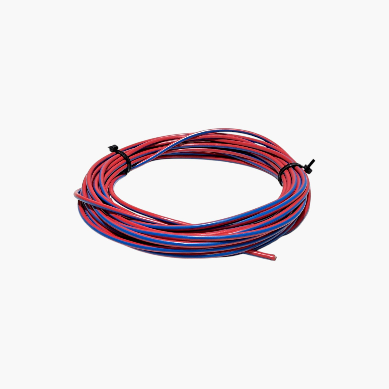 CABO AUTOMOTIVO FLEXÍVEL FIO 6,00MM² (10AWG) 105° VERMELHO/AZUL 10 METROS - B7099R2 - CABELAUTO
